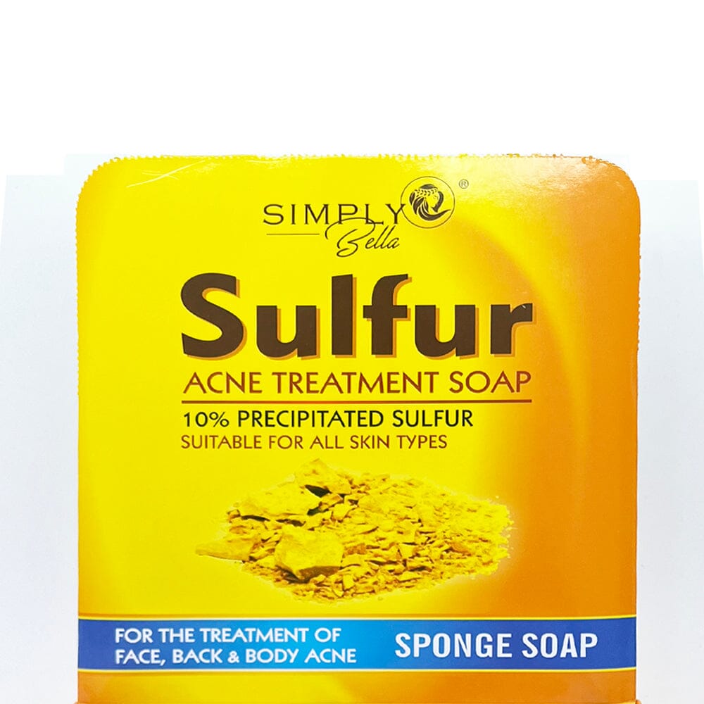 Sulfur Acne Treatment Soap With Sponge #20 (12 units)