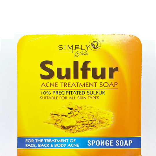 Sulfur Acne Treatment Soap With Sponge #20 (12 units)