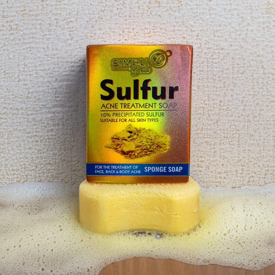 Sulfur Acne Treatment Soap With Sponge #20 (12 units)