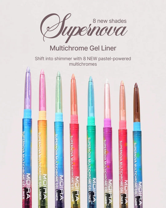 Supernova Multichrome Gel Liner Bundle NEW 8 Shades (1 unit)