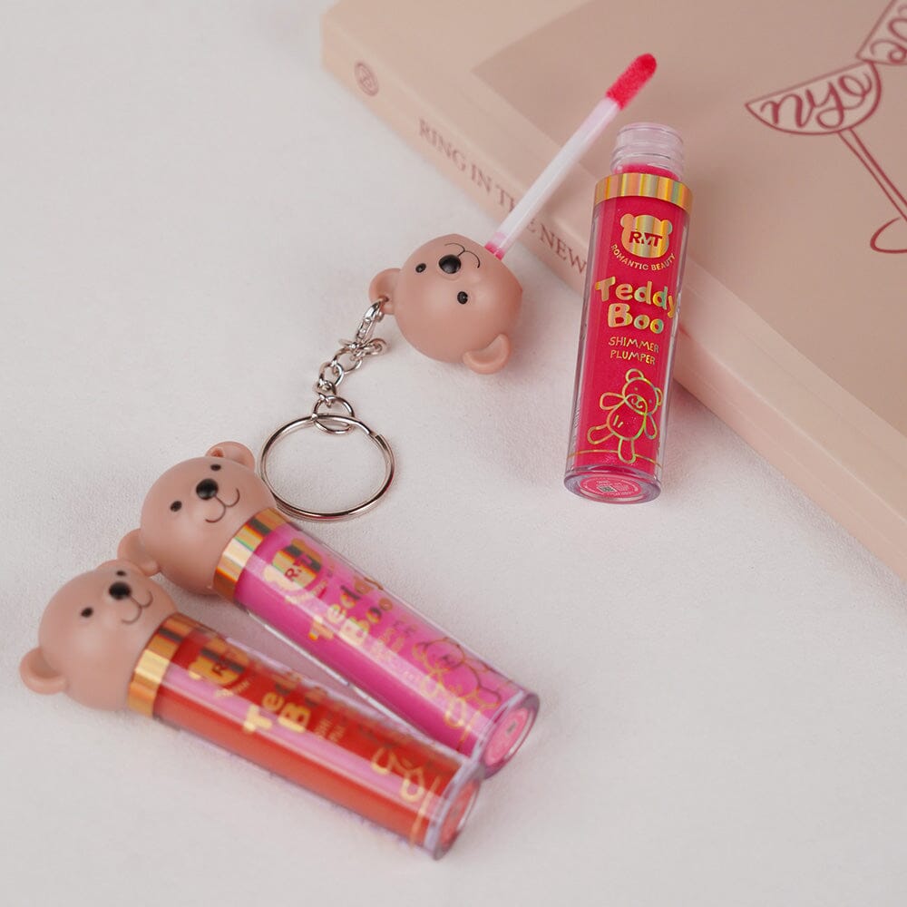 Teddy Boo Shimmer Lip Plumper with Keychain (24 units)
