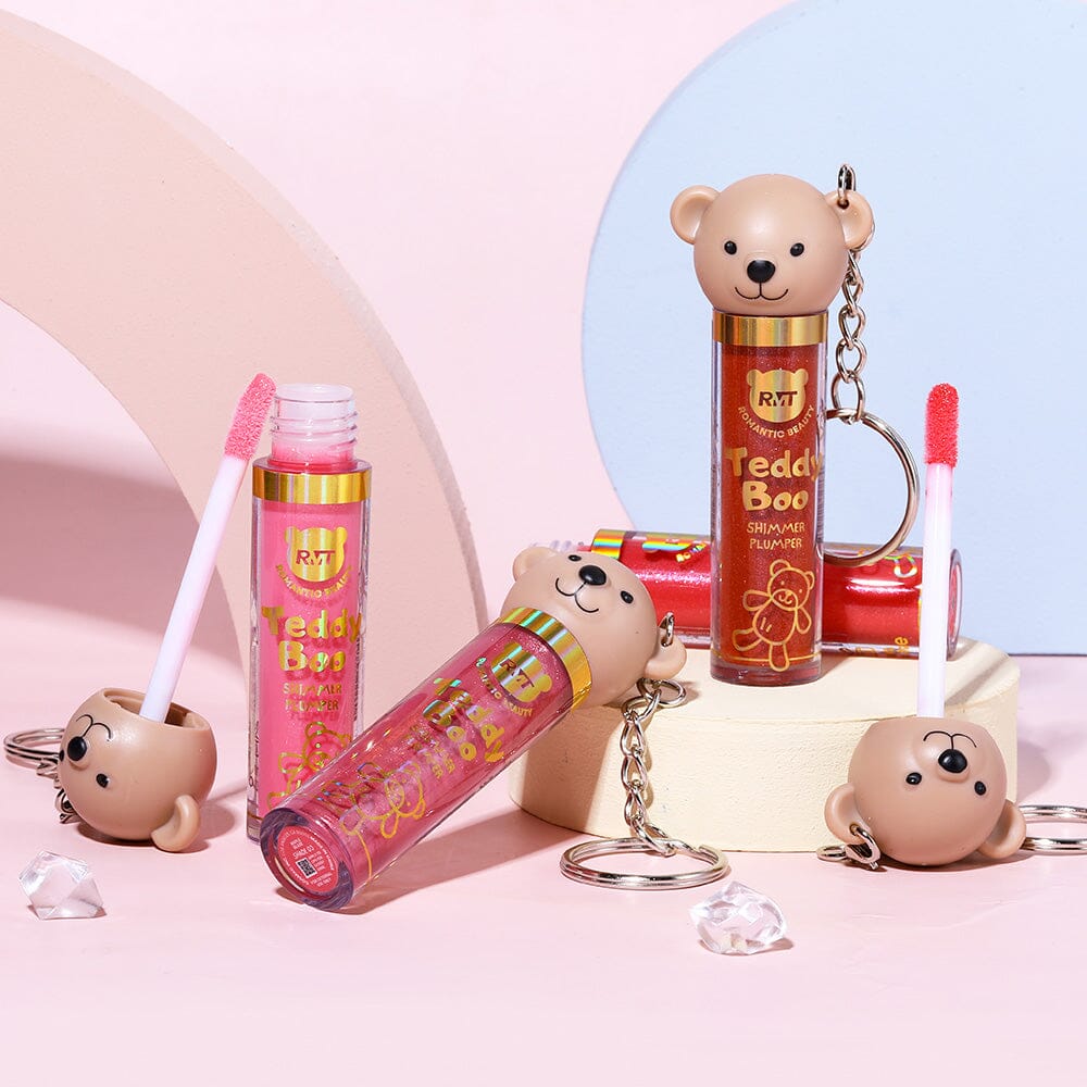 Teddy Boo Shimmer Lip Plumper with Keychain (24 units)