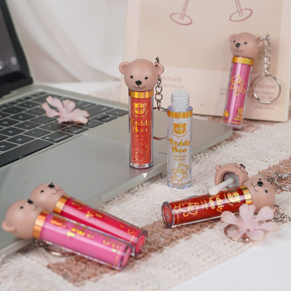 Teddy Boo Shimmer Lip Plumper with Keychain (24 units)
