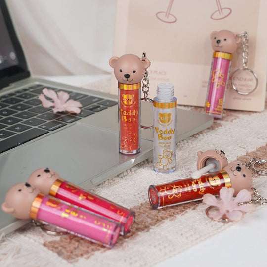 Teddy Boo Shimmer Lip Plumper with Keychain (24 units)