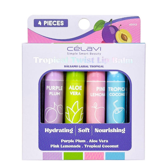 Tropical Twist 4PC Lip Balm 60053 (4 units)