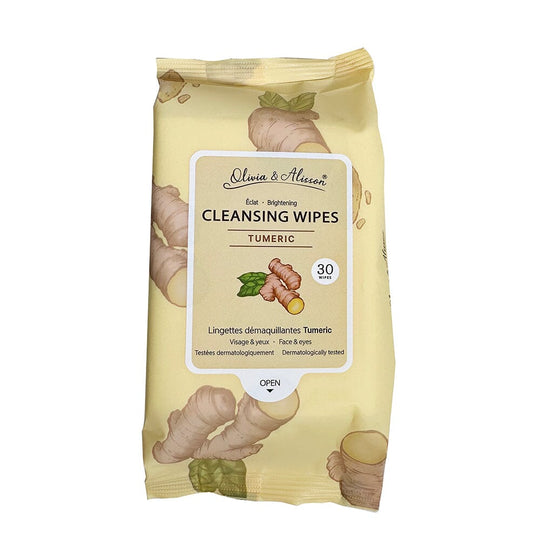 Tumeric Makeup Cleansing Remover Wipes (6 units)
