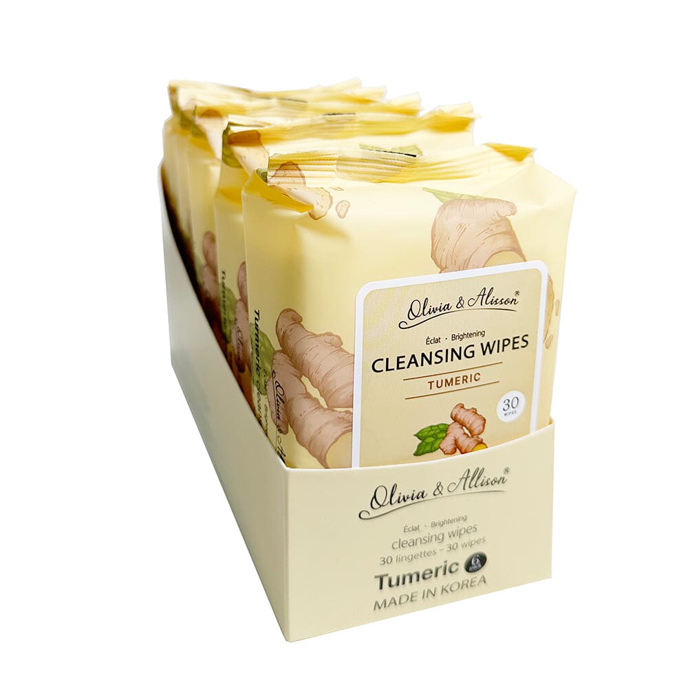 Tumeric Makeup Cleansing Remover Wipes (6 units)