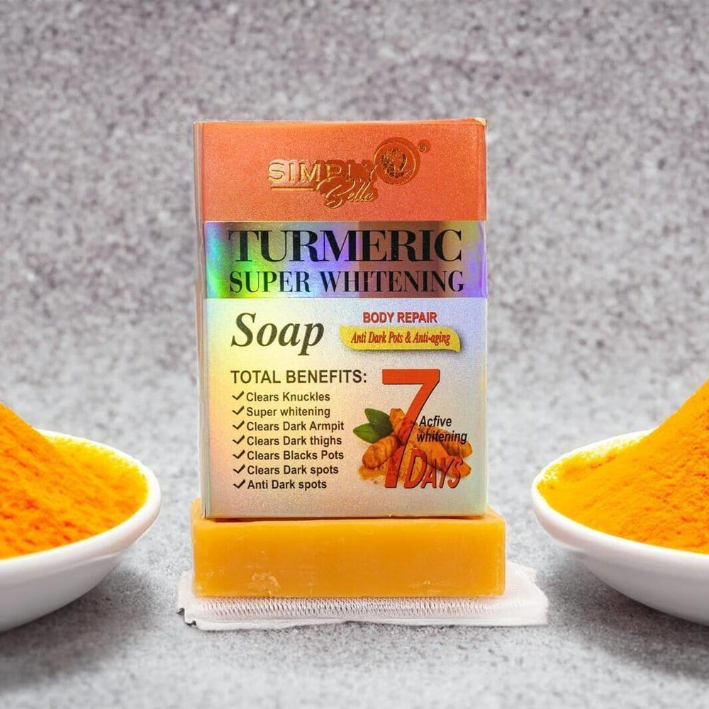 Turmetic Anti-Dark Spots & Anti-Aging 100% Natural Soap #7 (12 units)