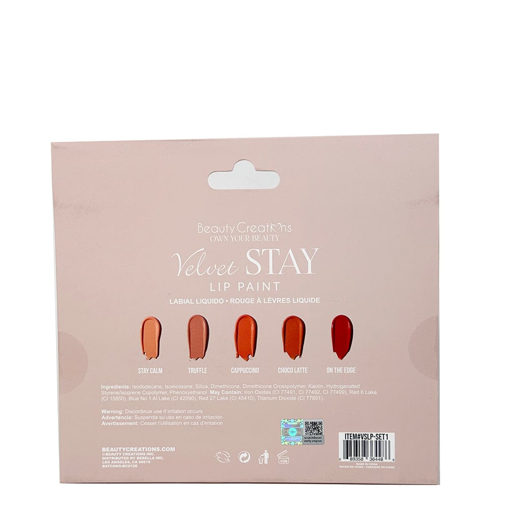 Velvet Stay Lip Paint Set - All About The Nudes (1 unit)