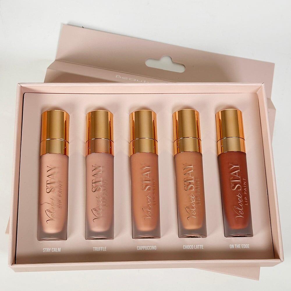 Velvet Stay Lip Paint Set - All About The Nudes (1 unit)