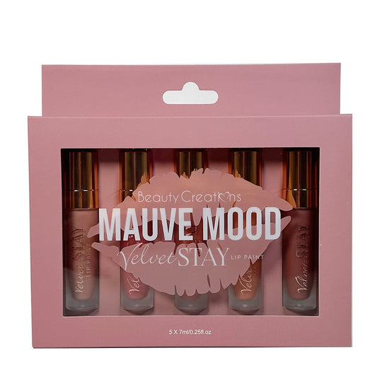 Velvet Stay Lip Paint Set - Mauve Mood (1 unit)