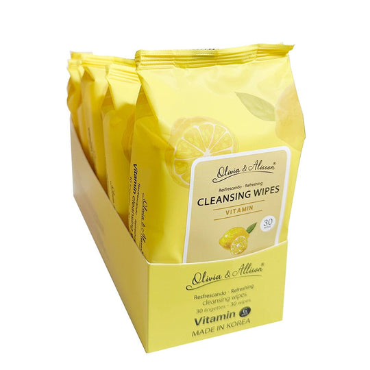 Vitamin Makeup Cleansing Remover Wipes (6 units)