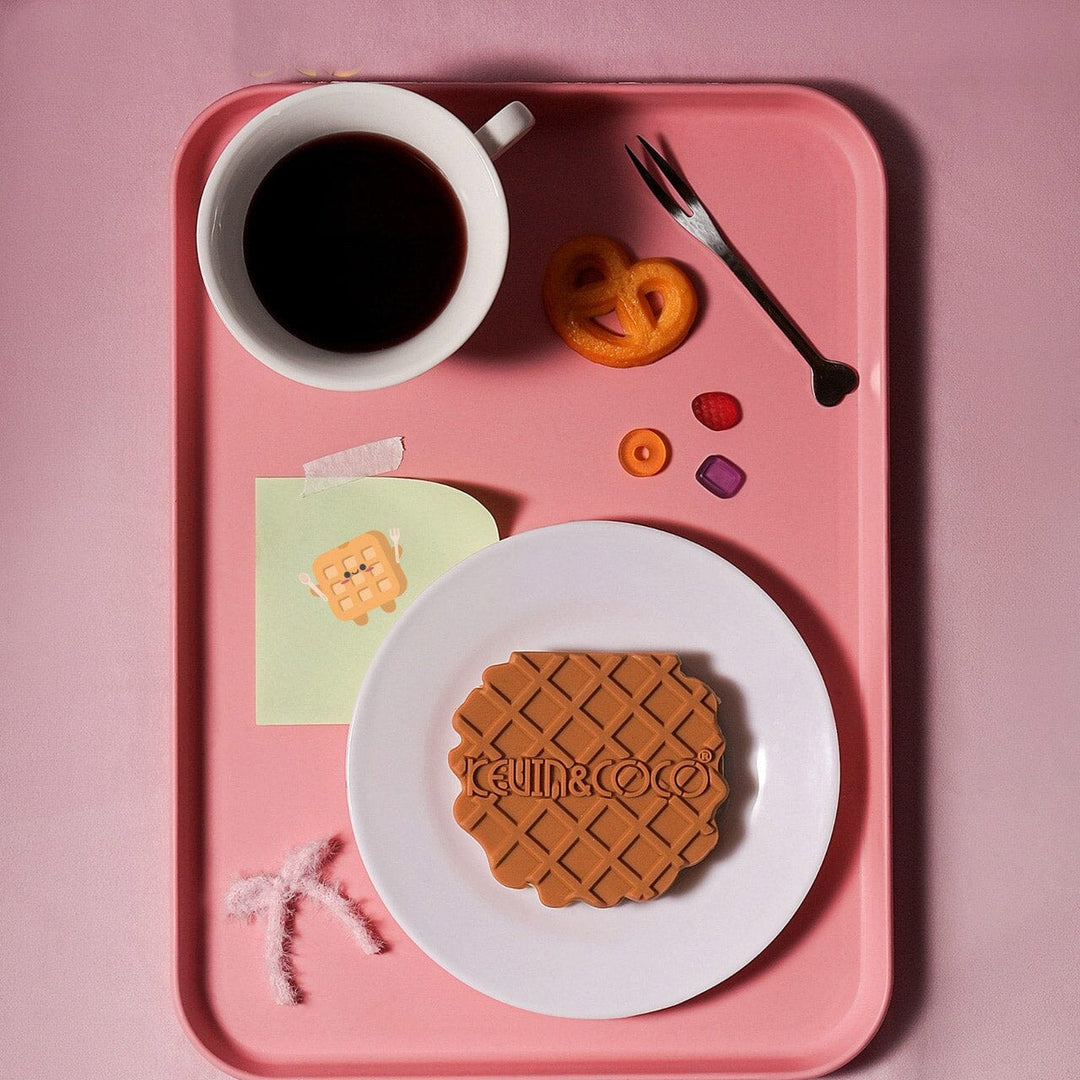 Waffles Chocolate Flavored Bean Eyeshadow Palette 1541 (12 units)