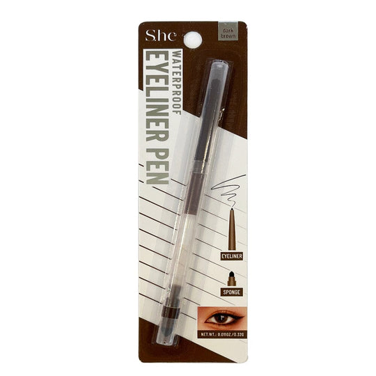 Waterproof Eyeliner Pen Dark Brown (24 units)