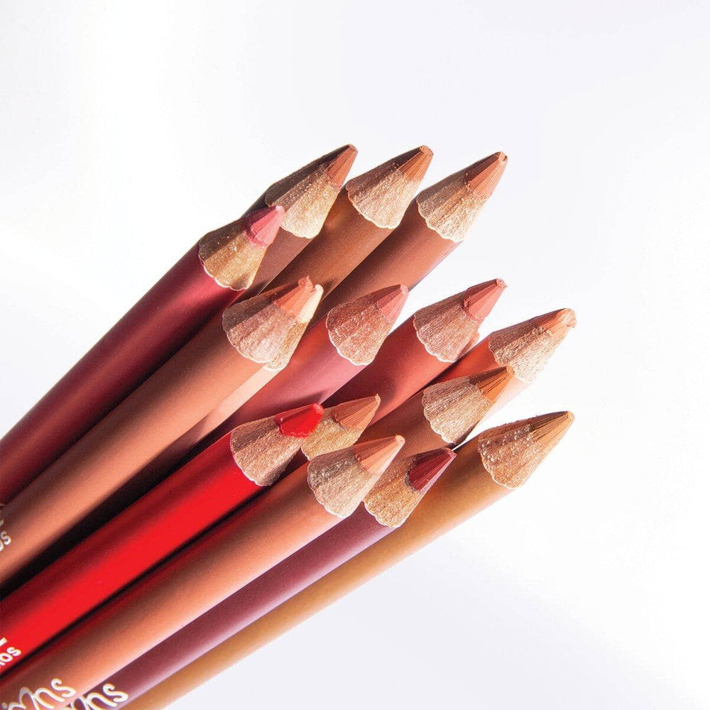 Wooden Lip Pencil 12PC Set (1 unit)