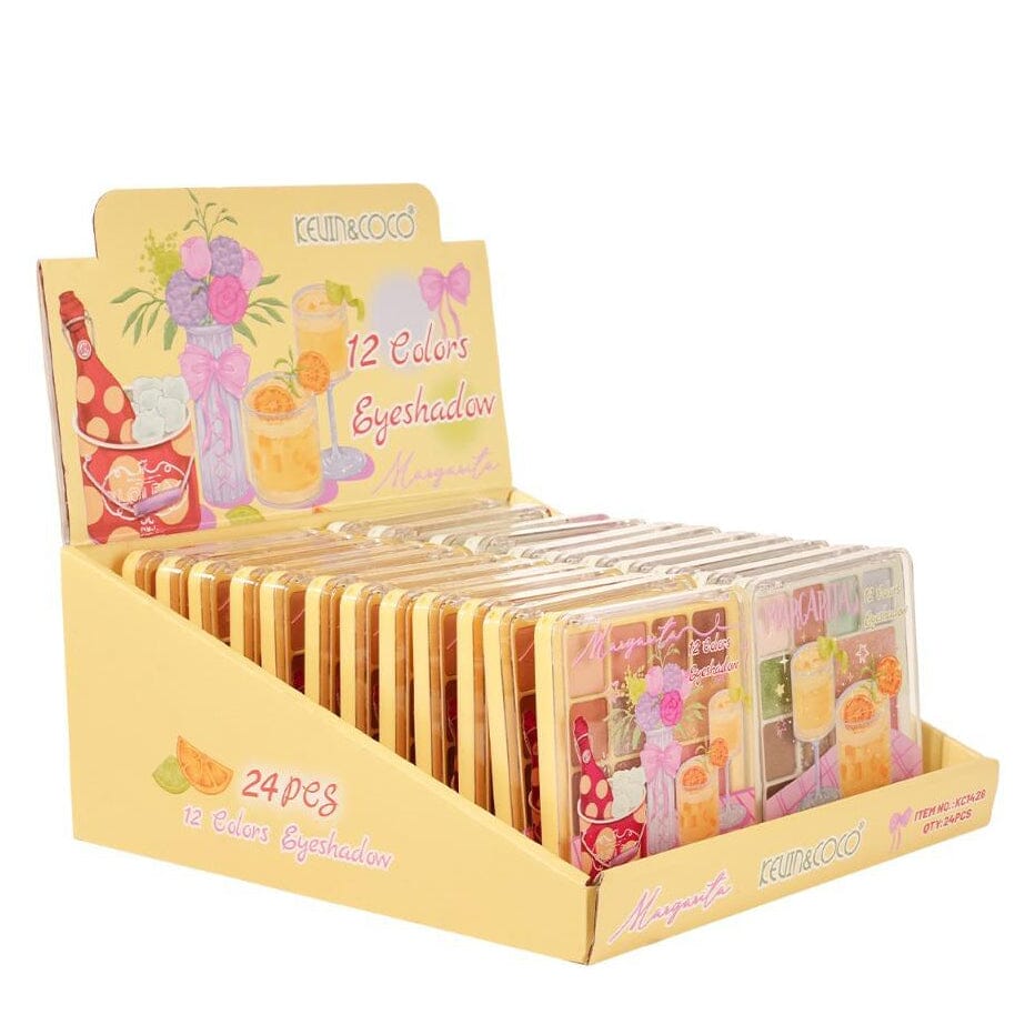 Yellow & Pink  Eyeshadow Palette (24 units)