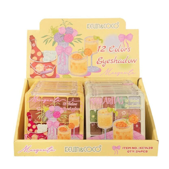 Yellow & Pink  Eyeshadow Palette (24 units)